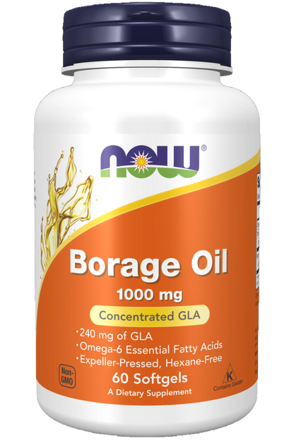 Borage Oil 1000 mg Softgels