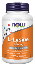 L-Lysine 500 mg Veg Capsules