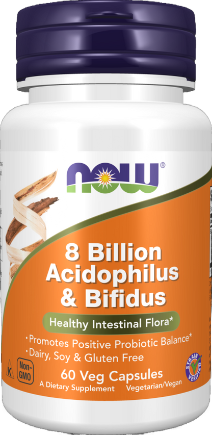 8 Billion Acidophilus & Bifidus Veg Capsules