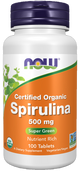 Spirulina, Organic 500 mg Tablets