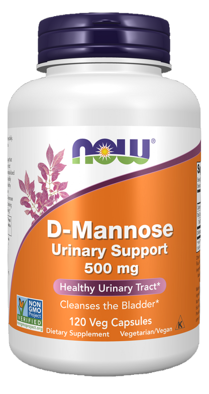 D-Mannose Urinary Support 500 mg Veg Capsules